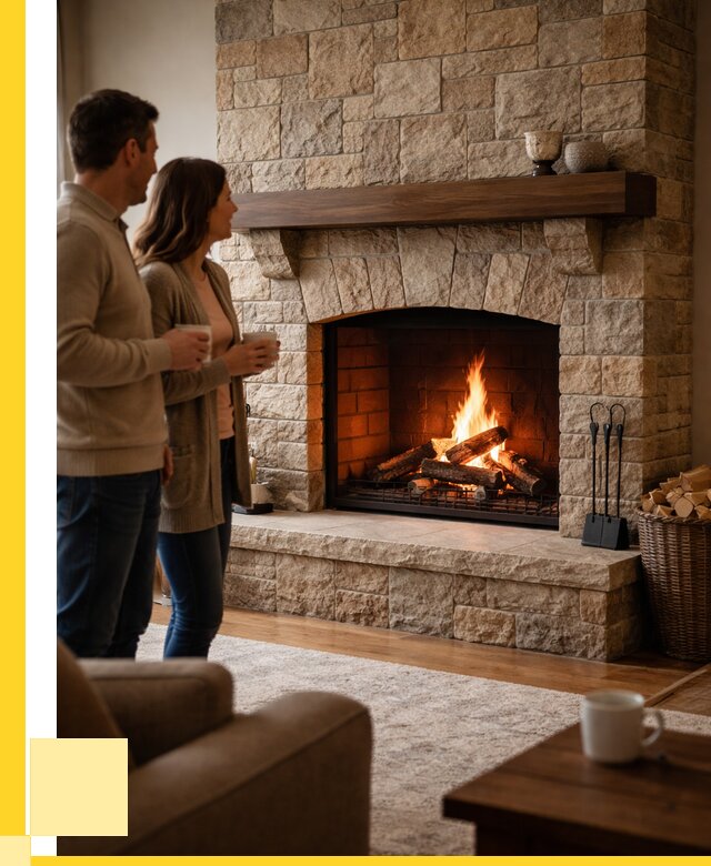 Каменные камины на заказ в Сестрорецке от 184482 р. | ЭриданСст