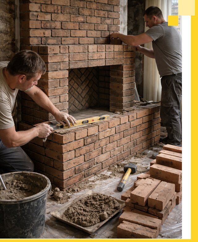 Изготовление и установка кирпичных каминов в Сестрорецке