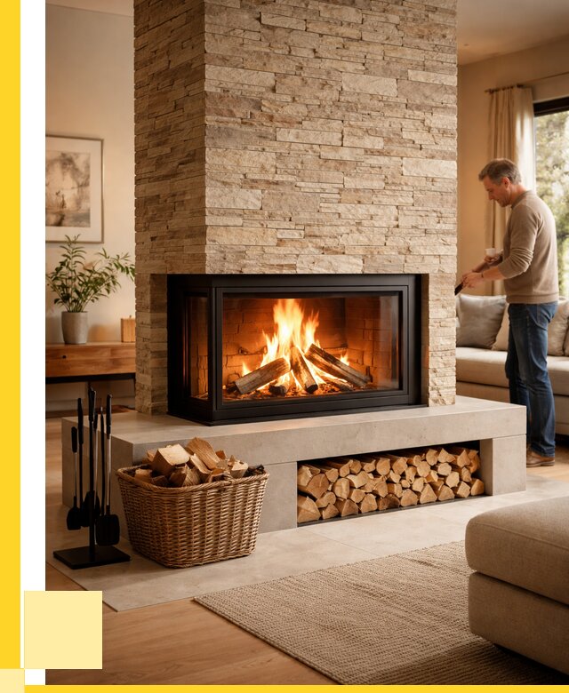 Дровяной камин под ключ в Сестрорецке от 204980 р. | ЭриданСст