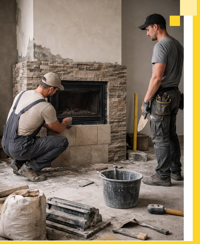 Камины под ключ в Сестрорецке: проект, изготовление и монтаж