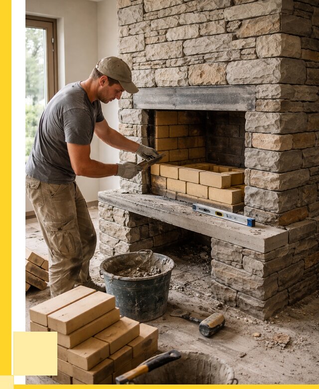 Кладка каминов и камина в Сестрорецке от 25623 р. ЭриданСст