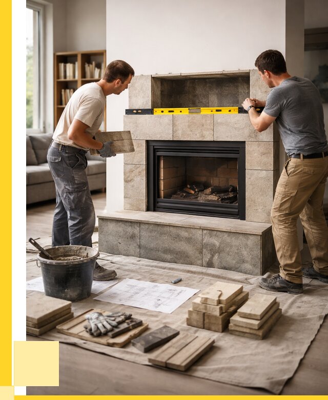 Монтаж каминов и установка в Сестрорецке от 46121 р. | ЭриданСст