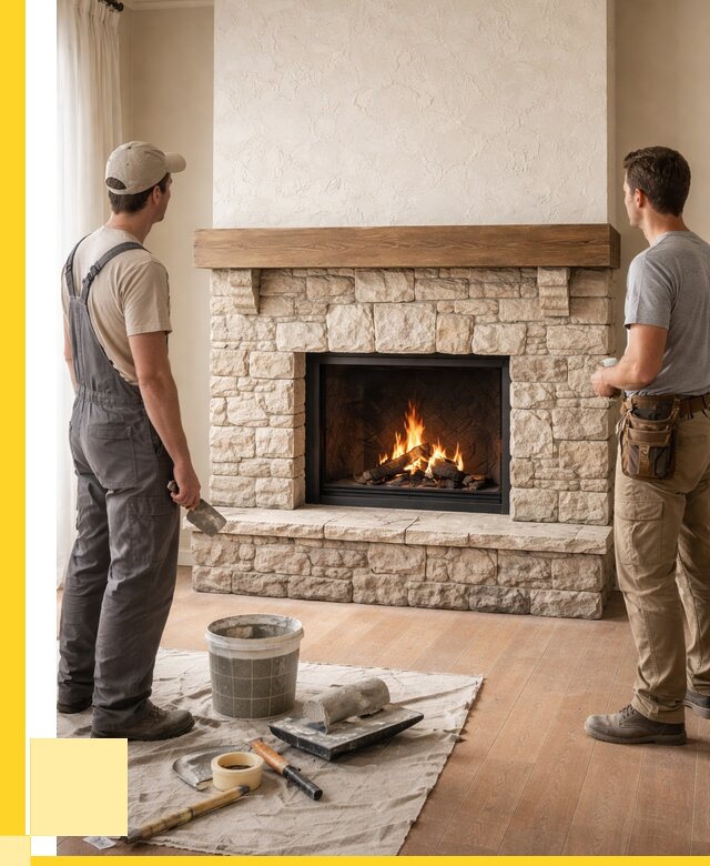 Отделка каминов в Сестрорецке от 6662 р. под ключ | ЭриданСст