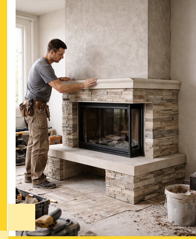 Изготовление каминов под ключ в Сестрорецке от 153735 р. | ЭриданСст