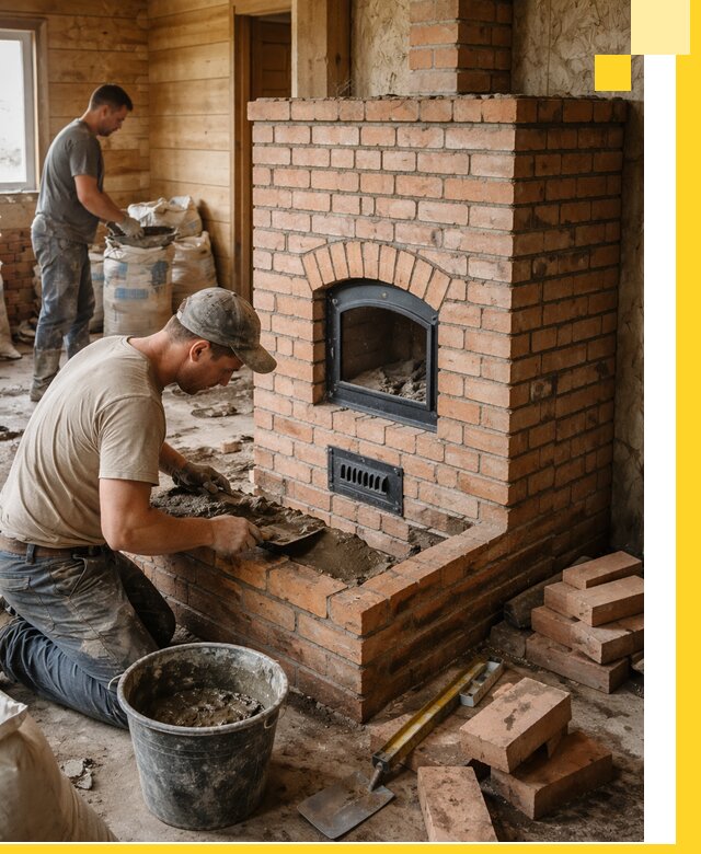 Профессиональное строительство печей в Сестрорецке под ключ