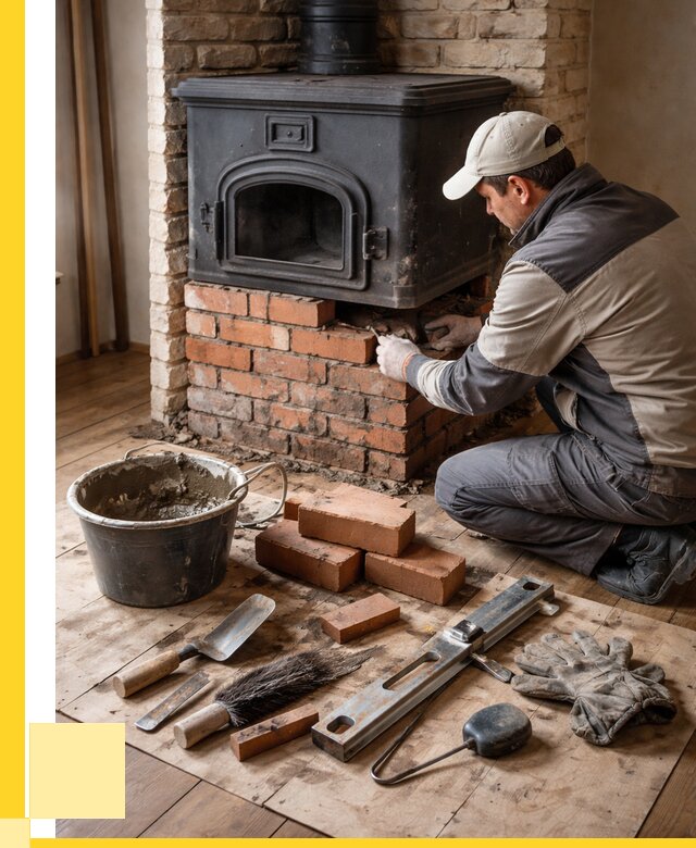 Ремонт печей в Сестрорецке от 12299 р., услуги печника ЭриданСст