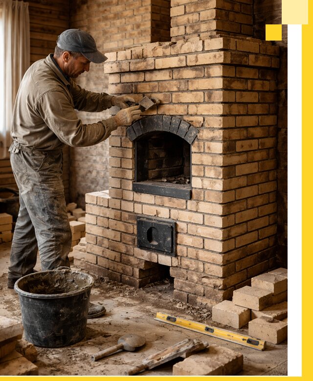 Кирпичные печи под ключ в Сестрорецке: проектирование и кладка