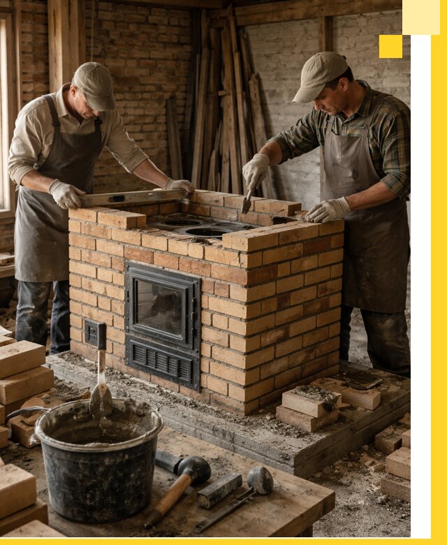 Изготовление и установка варочных печей под ключ в Сестрорецке