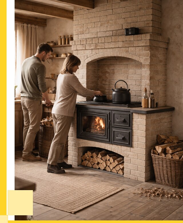 Печи с плитой в Сестрорецке от 46121 р. | ЭриданСст — кирпичная печь