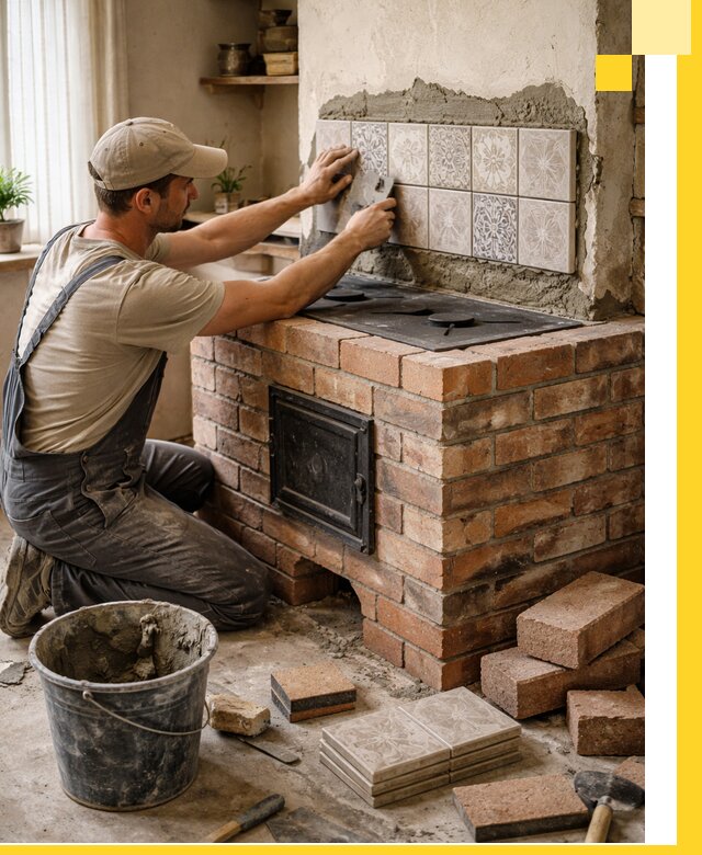 Печи с плитой на заказ монтаж гарантия и сервис в Сестрорецке