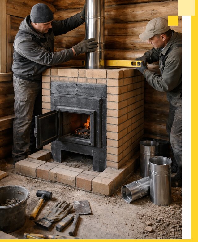 Проектирование, изготовление и установка банных печей в Сестрорецке