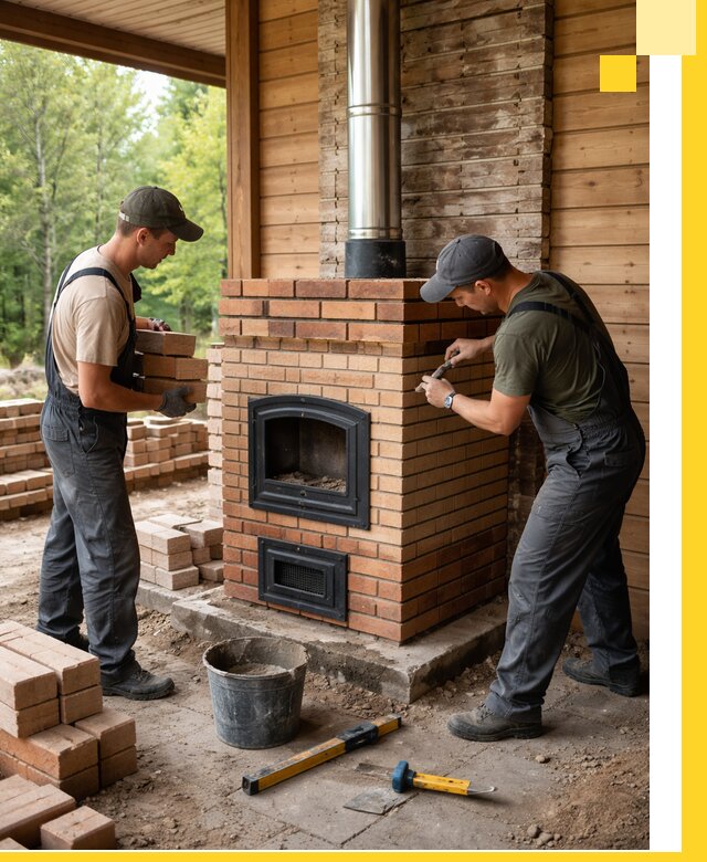 Производство и установка дачных печей под ключ в Сестрорецке