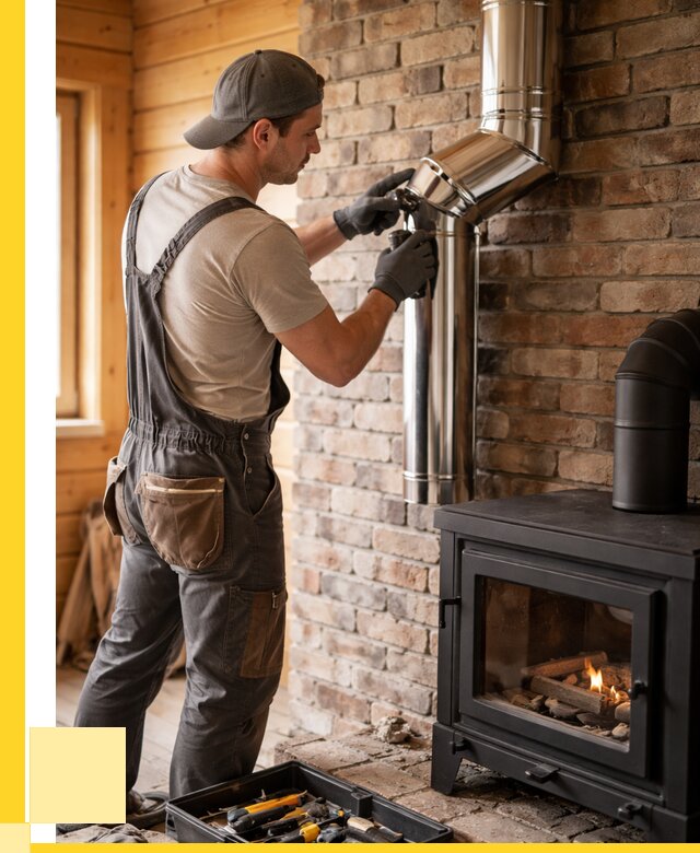 Монтаж дымоходов для печей в Сестрорецке от 7687 р. | ЭриданСст