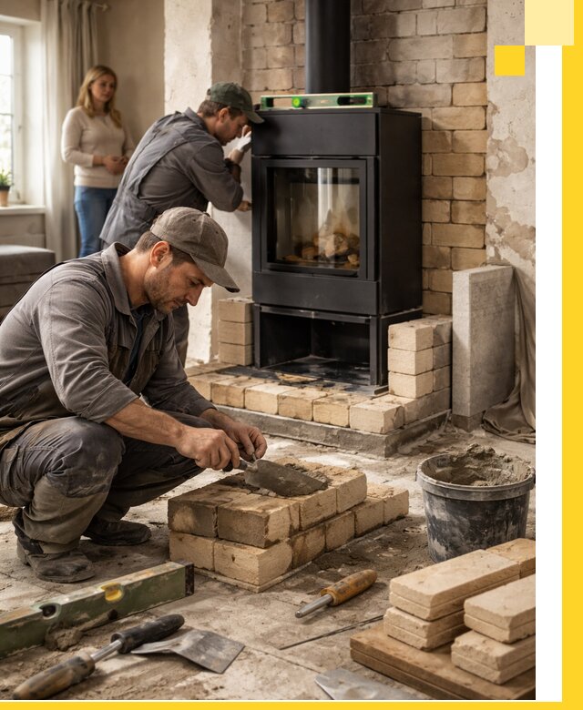 Печи и камины под ключ: проект, установка в Сестрорецке