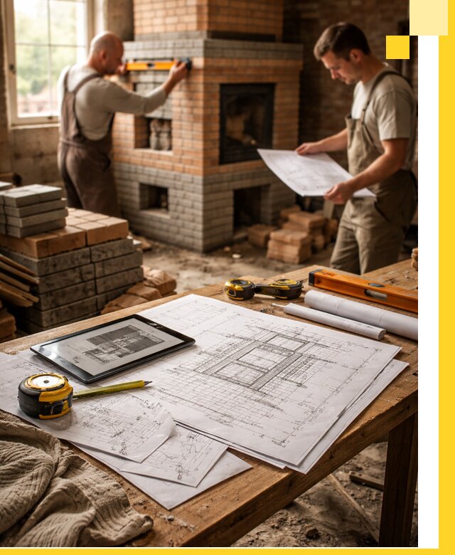 Проекты печей и каминов с индивидуальным дизайном в Сестрорецке