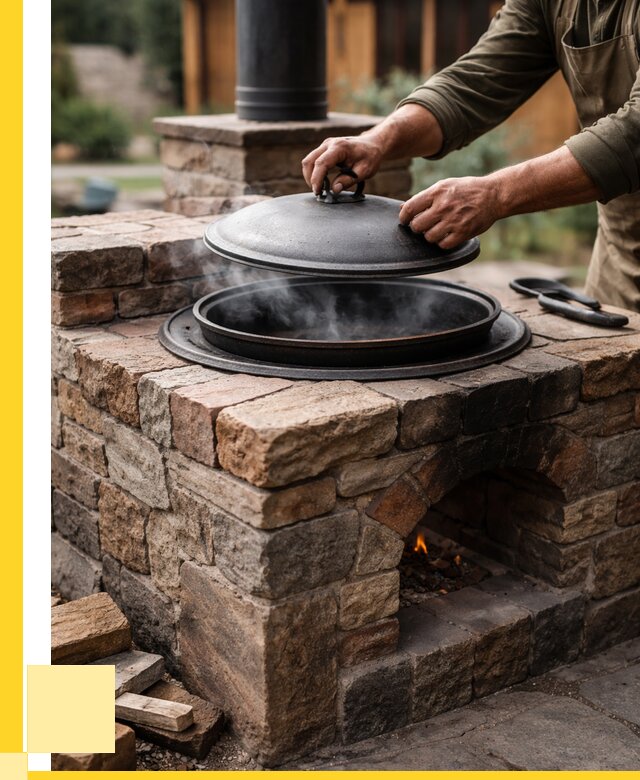 Печи для казана в Сестрорецке по цене от 18448 р. | ЭриданСст