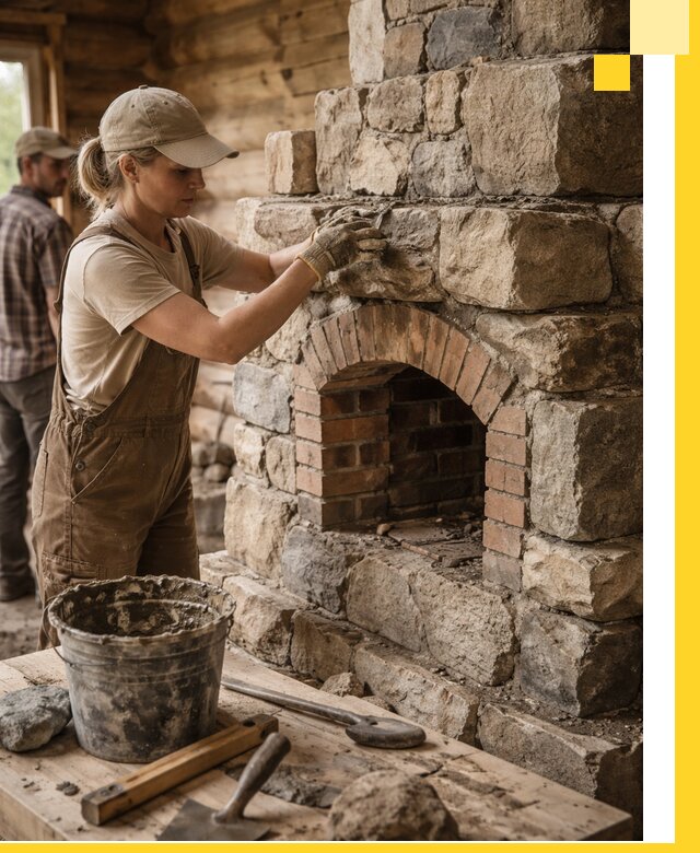 Каменные печи на заказ и монтаж в Сестрорецке, долговечные решения