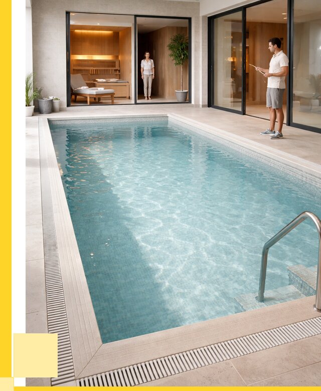 Отделка бассейна пленкой ПВХ в Сестрорецке от 3587 р. - ЭриданСст