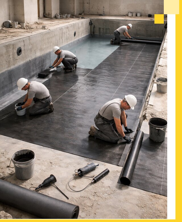 Профессиональная гидроизоляция бассейнов и чаш в Сестрорецке под ключ