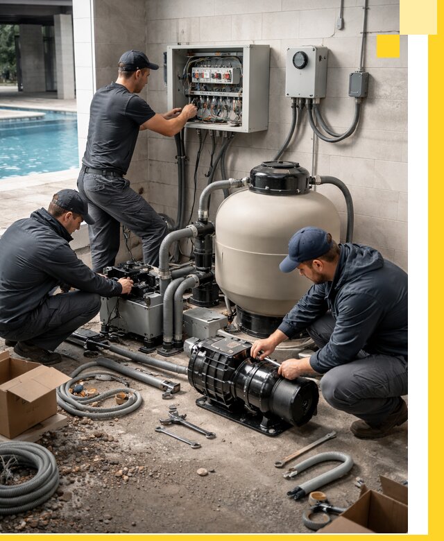 Профессиональный монтаж оборудования для бассейнов в Сестрорецке