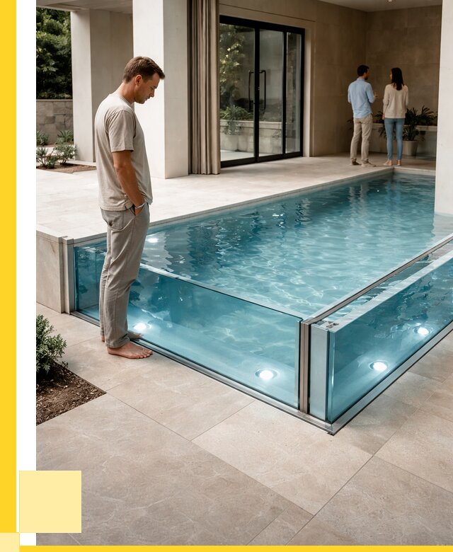 Стеклянные бассейны в Сестрорецке от 1229880 р. | ЭриданСст — мозаика