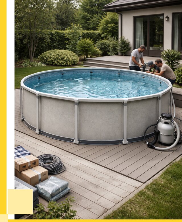 Купить каркасные бассейны в Сестрорецке от 46121 р. | ЭриданСст