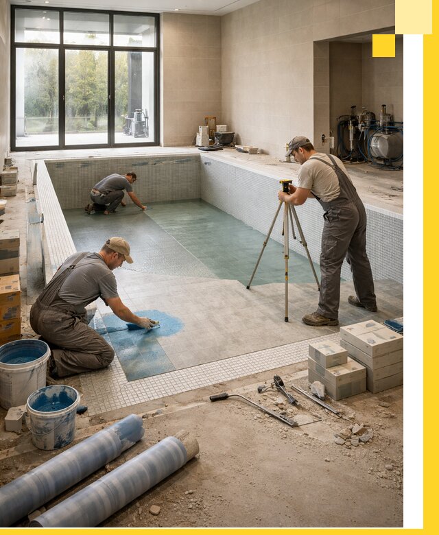 Проект и строительство закрытых бассейнов в Сестрорецке под ключ