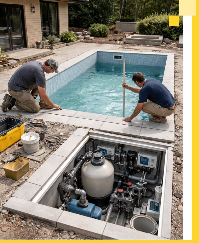 Строительство качественных домашних бассейнов под ключ в Сестрорецке