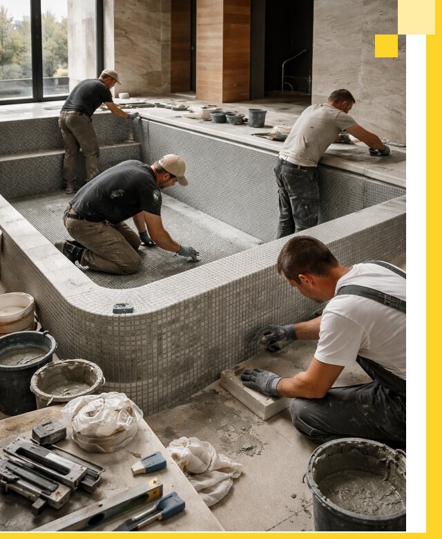 Строительство и установка СПА бассейнов под ключ в Сестрорецке