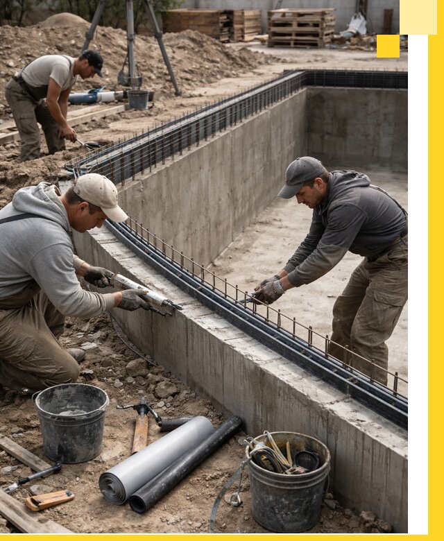 Качественный монтаж чаши бассейна в Сестрорецке под ключ с гарантией