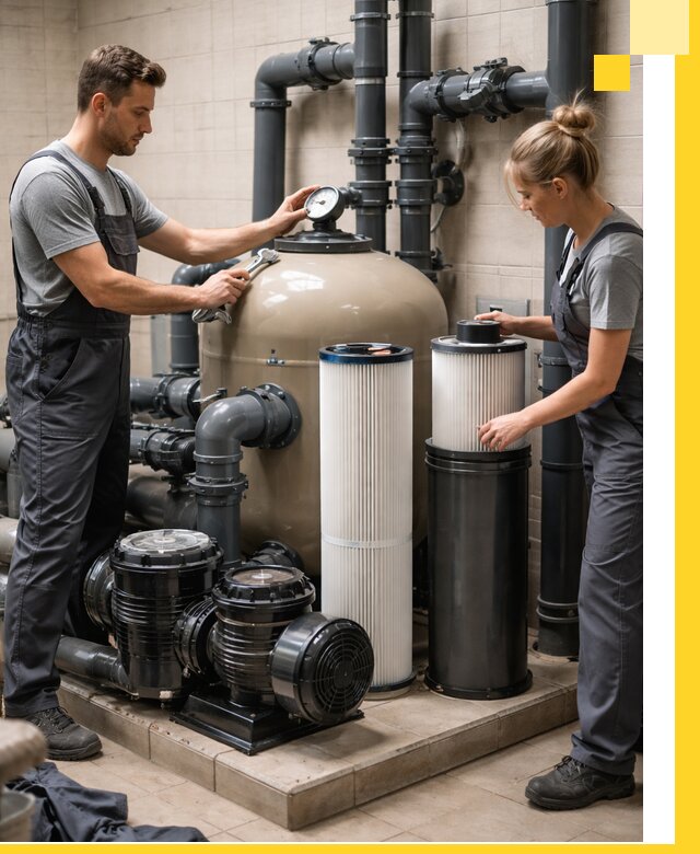 Фильтры и системы фильтрации для бассейнов в Сестрорецке