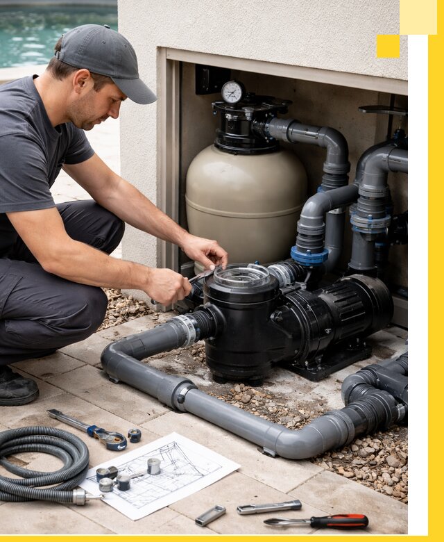 Поставка, монтаж и сервис насосов для бассейнов в Сестрорецке