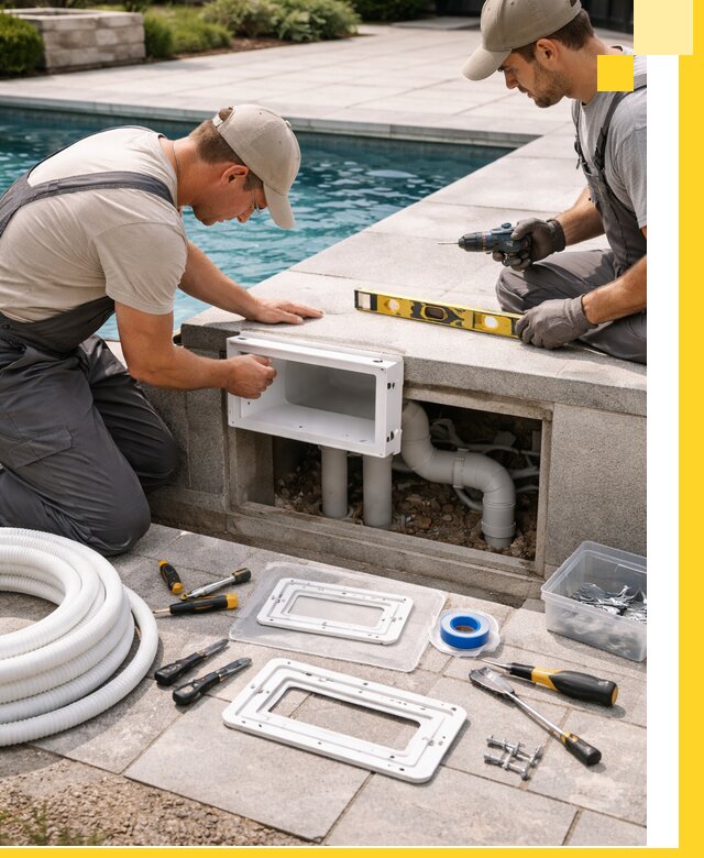 Поставка и установка скиммеров для бассейнов в Сестрорецке