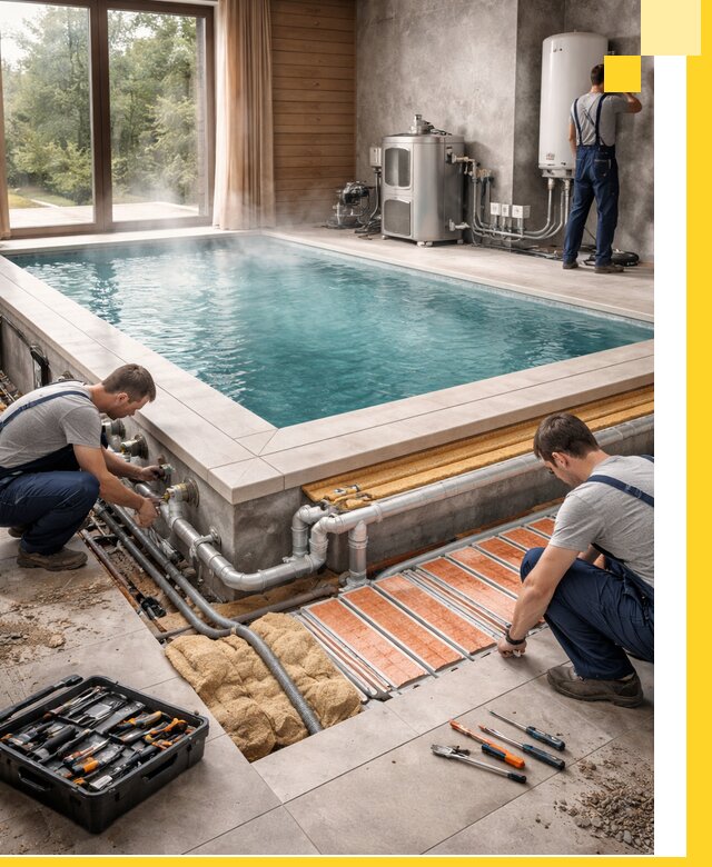 Проектирование и строительство тёплых бассейнов в Сестрорецке