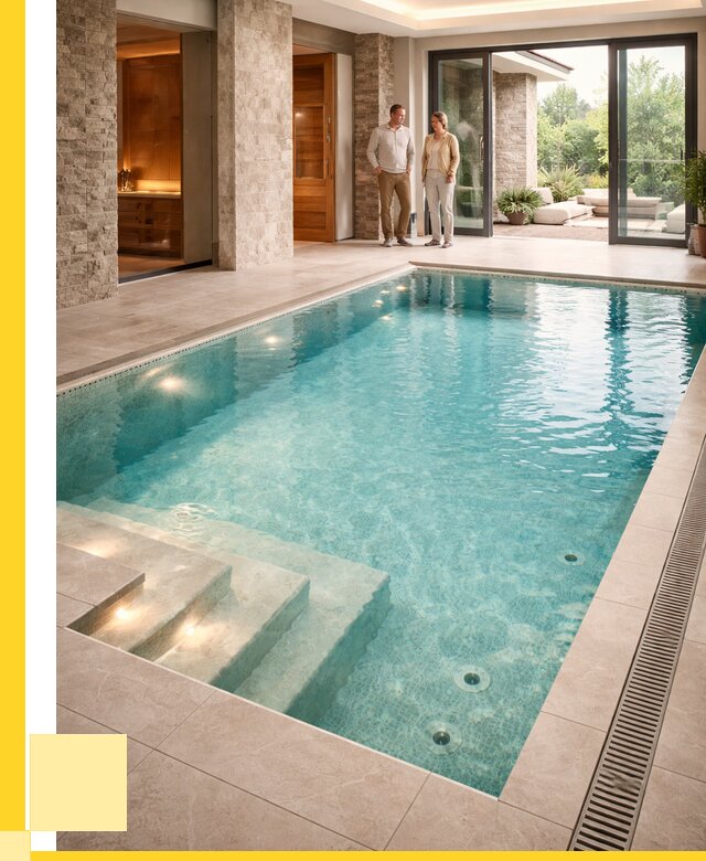 Бассейн во дворе в Сестрорецке: проект, отделка от 1229880 р. | ЭриданСст