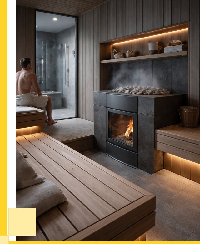 Проект сауны в частном доме в Сестрорецке от 35872 р. | ЭриданСст