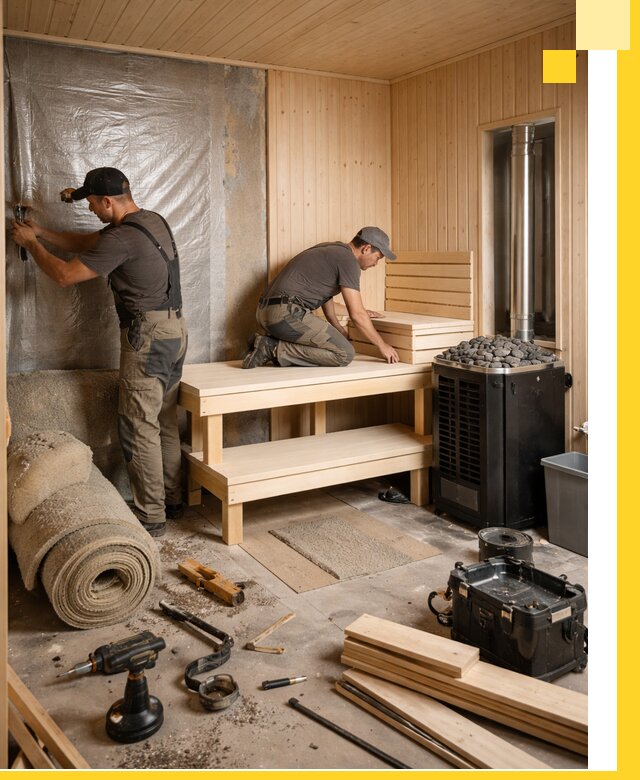 Проекты саун под ключ в Сестрорецке дизайн и строительство