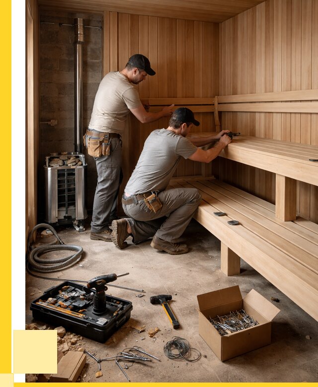 Монтаж саун под ключ в Сестрорецке от 122988 р. | ЭриданСст
