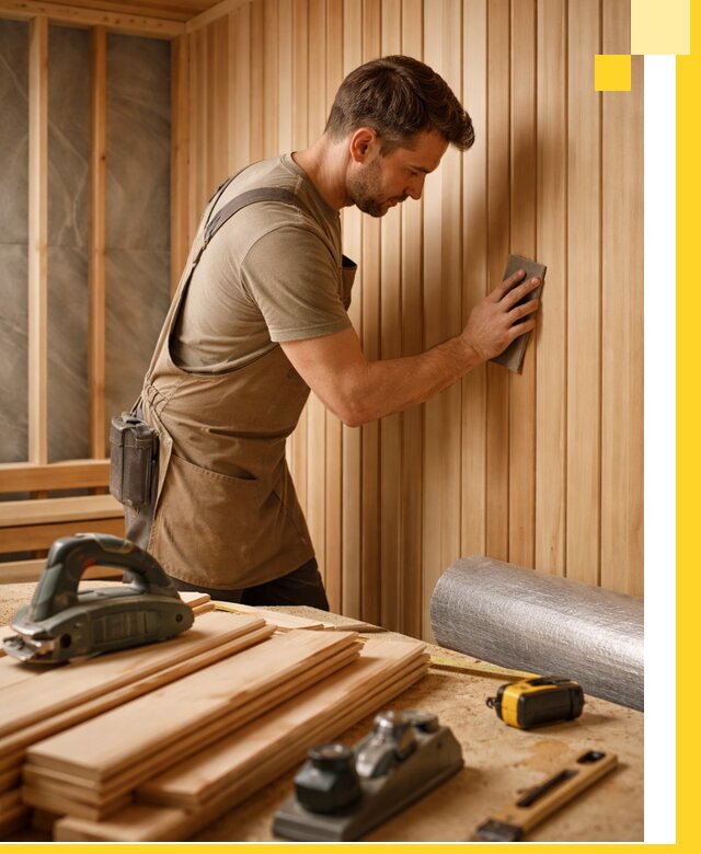 Профессиональная отделка саун и парных под ключ в Сестрорецке