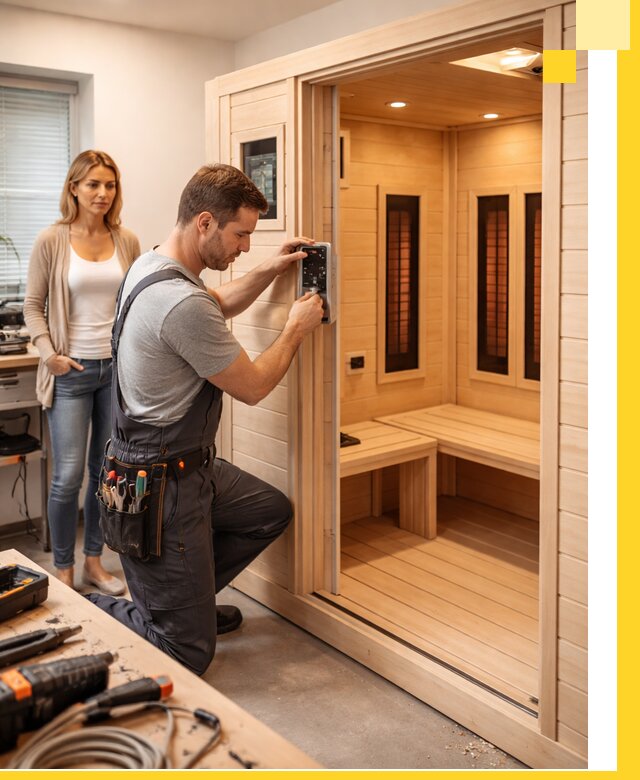 Инфракрасные сауны под ключ в Сестрорецке продажа и установка