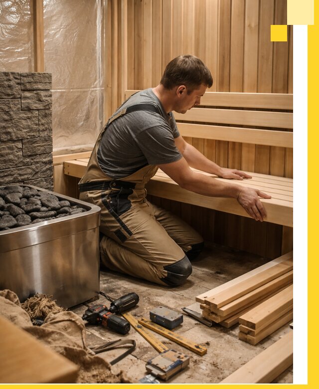 Сауны для дома под ключ с проектированием и монтажом в Сестрорецке