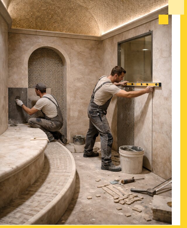 Проектирование и строительство саун с хамамом под ключ в Сестрорецке