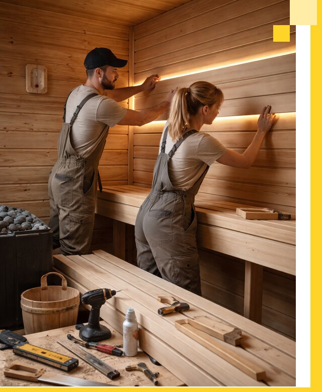 Дизайн саун и бань под ключ с индивидуальным проектом в Сестрорецке