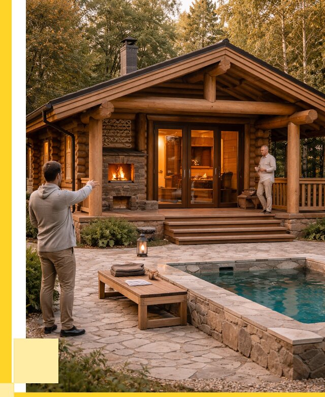 Проекты бань и хамам в Сестрорецке от 25623 р. | ЭриданСст