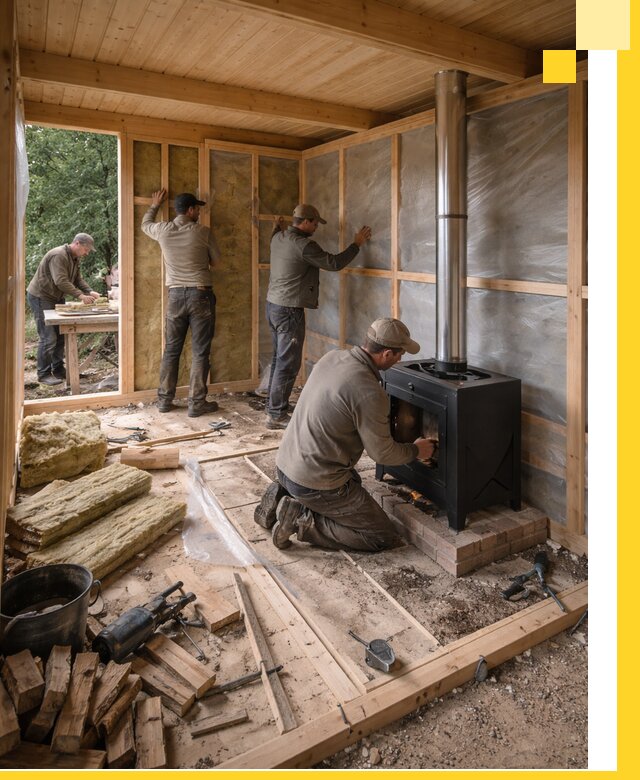 Профессиональный монтаж бань под ключ в Сестрорецке для дома