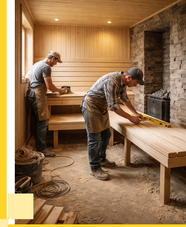 Отделка бани в Сестрорецке: внутренняя отделка от 3075 р. | ЭриданСст