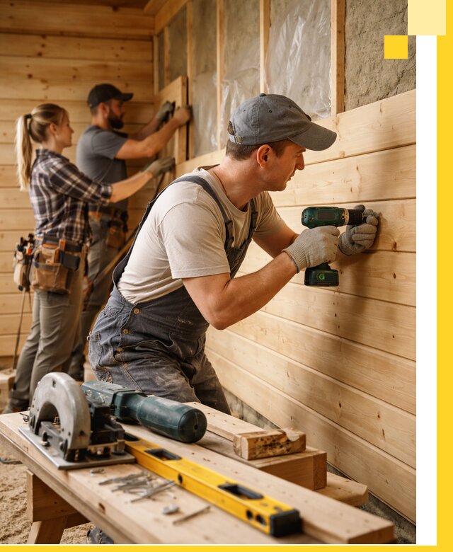 Обшивка бань под ключ в Сестрорецке: отделка стен и потолков