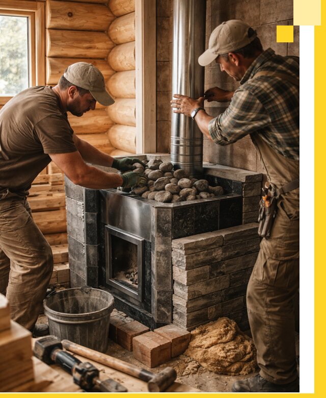 Строительство и отделка русских бань под ключ в Сестрорецке