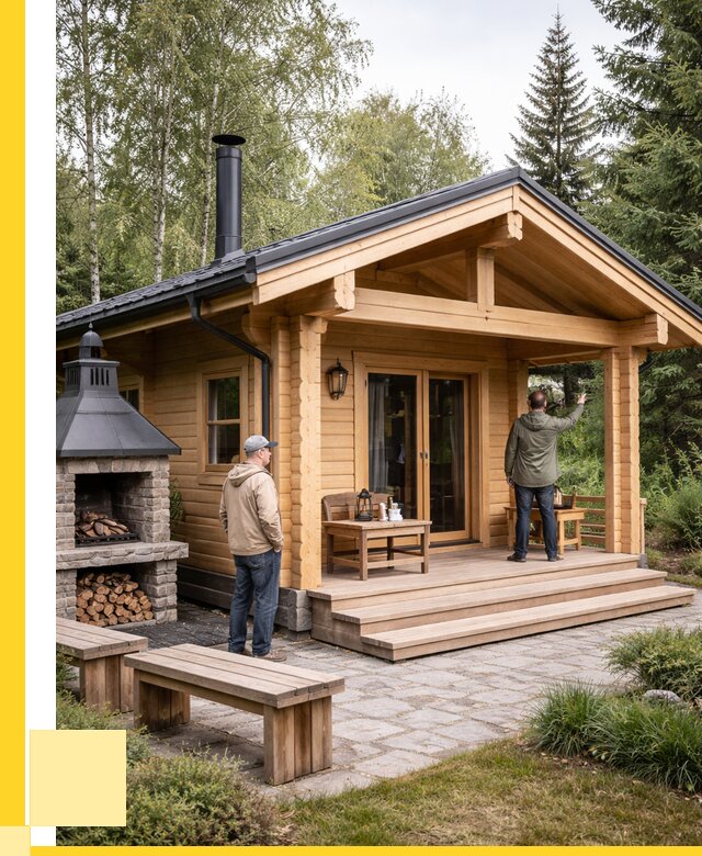 Деревянные бани под ключ в Сестрорецке от 461205 р. | ЭриданСст