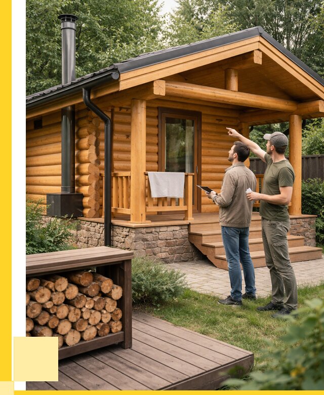 Бани для дачи под ключ в Сестрорецке от 256225 р. | ЭриданСст